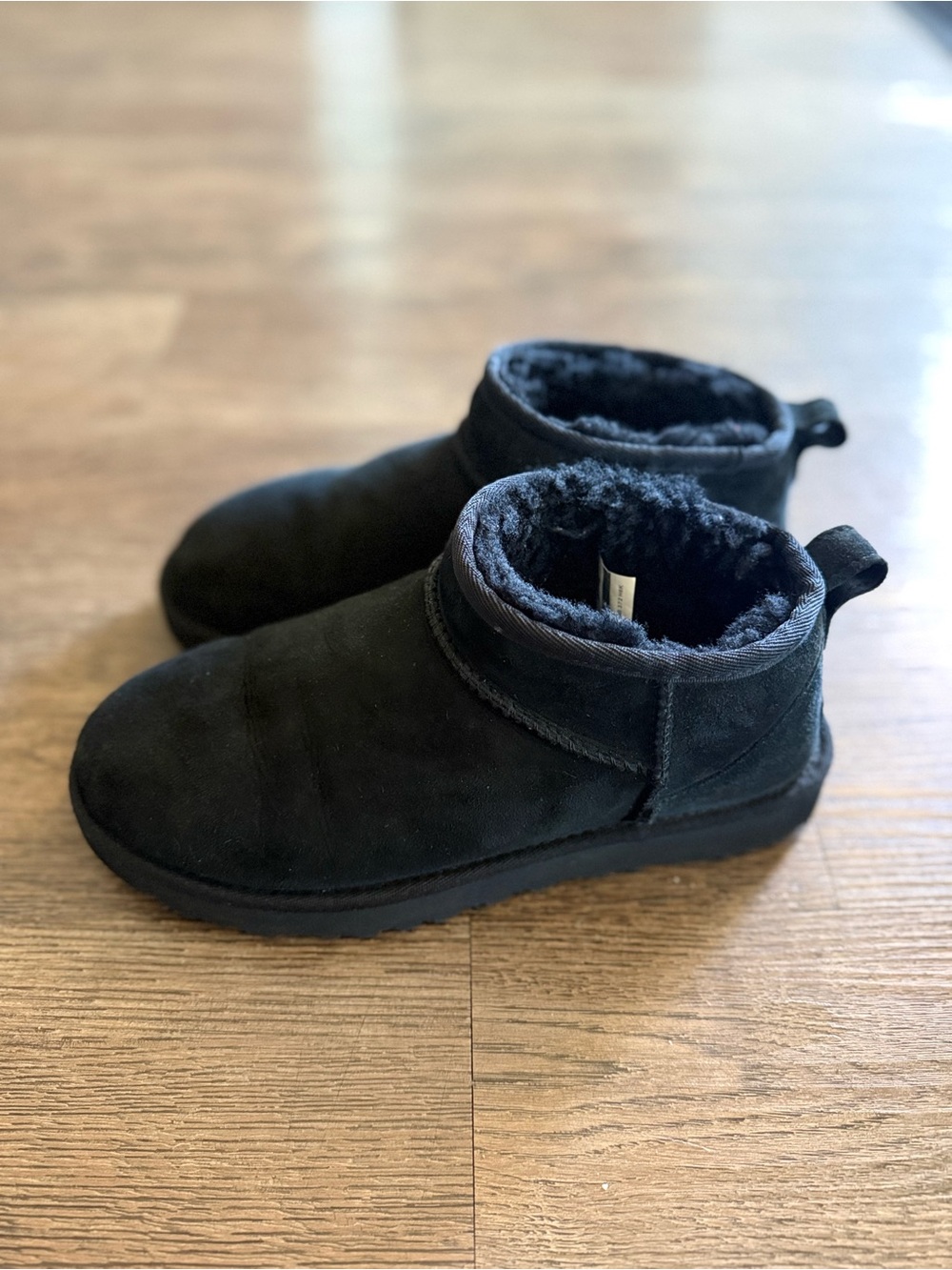 UGG Ultra Mini Ankle Booties Black